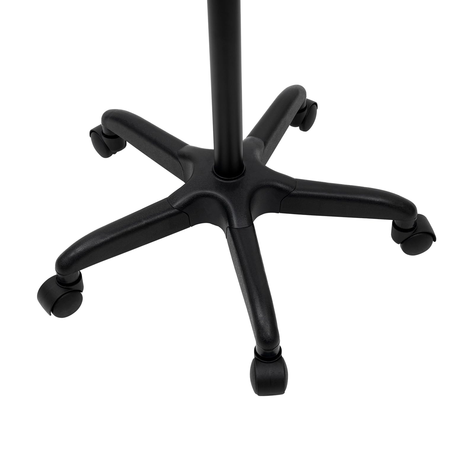 Carrito de Peluquería y Belleza - Carro Apilable y Portátil para Trabajo, Cosméticos y Escritorio (Negro)