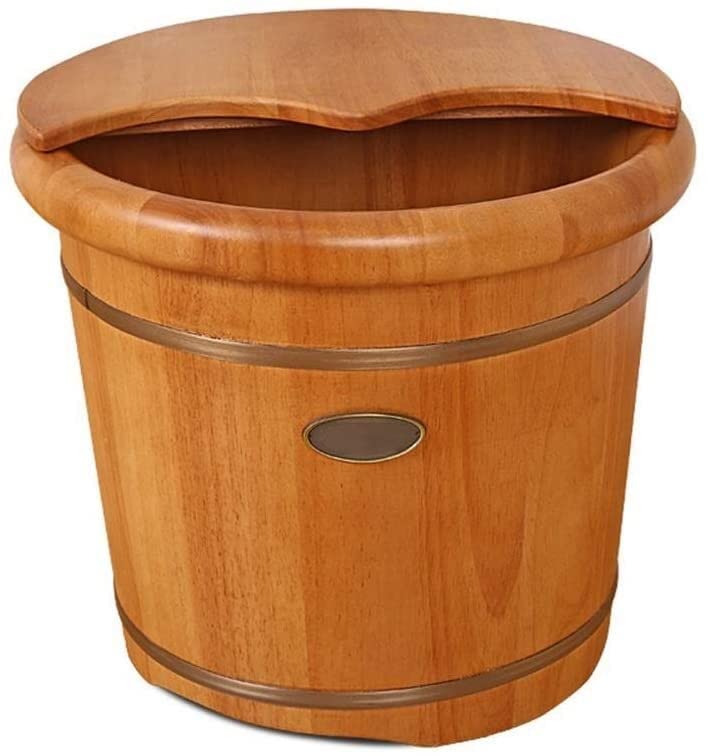 Bañera de pies de madera para masajes y pedicura miniatura 1