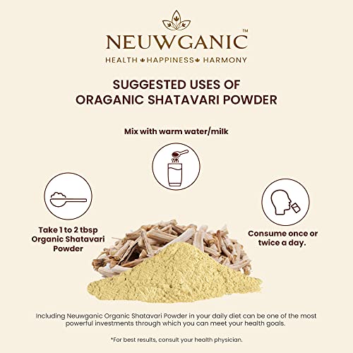 Image of Organic Shatavari Powder - Use for Improving Breast Milk Production, Women Overall Health | 200 Gm - Pack of 2