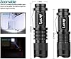 LETMY Tactical Flashlight, Super Bright LED Mini Flashlights with Belt Clip, Zoomable, 3 Modes, Waterproof - Best EDC Flashlight for Gift, Hiking, Camping, Hurricane & Power Outage (2 Pack) #1