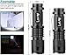 LETMY Tactical Flashlight, Super Bright LED Mini Flashlights with Belt Clip, Zoomable, 3 Modes, Waterproof - Best EDC Flashlight for Gift, Hiking, Camping, Hurricane & Power Outage (2 Pack)