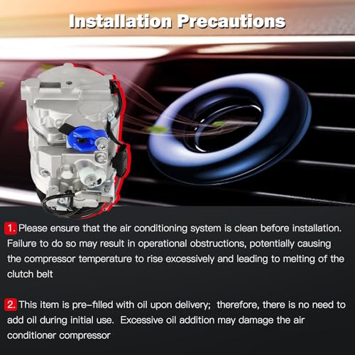 Image of Air Conditioning Compressor for Freightliner for Sprinter 2500 3500 2.1L