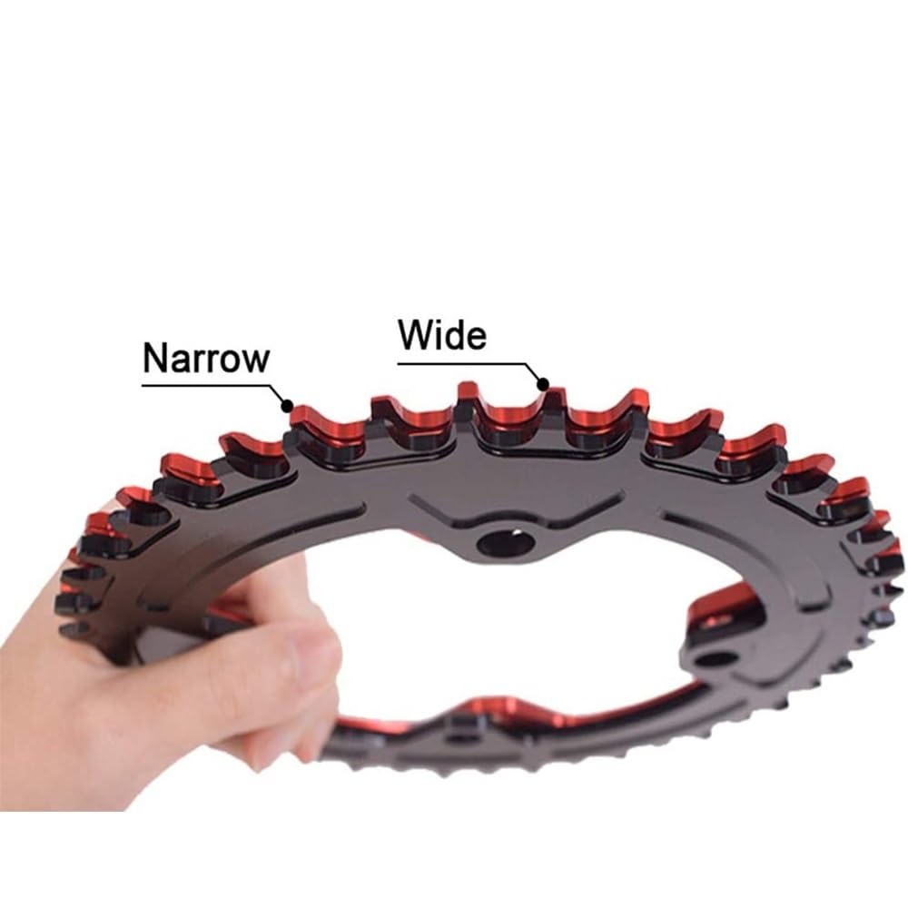 Monocorona MTB Rotondo 104BCD Corona Larga 32T 34T 36T 38 Denti Guarnitura Bicicletta 104 BCD Monoplate Bike Plate
