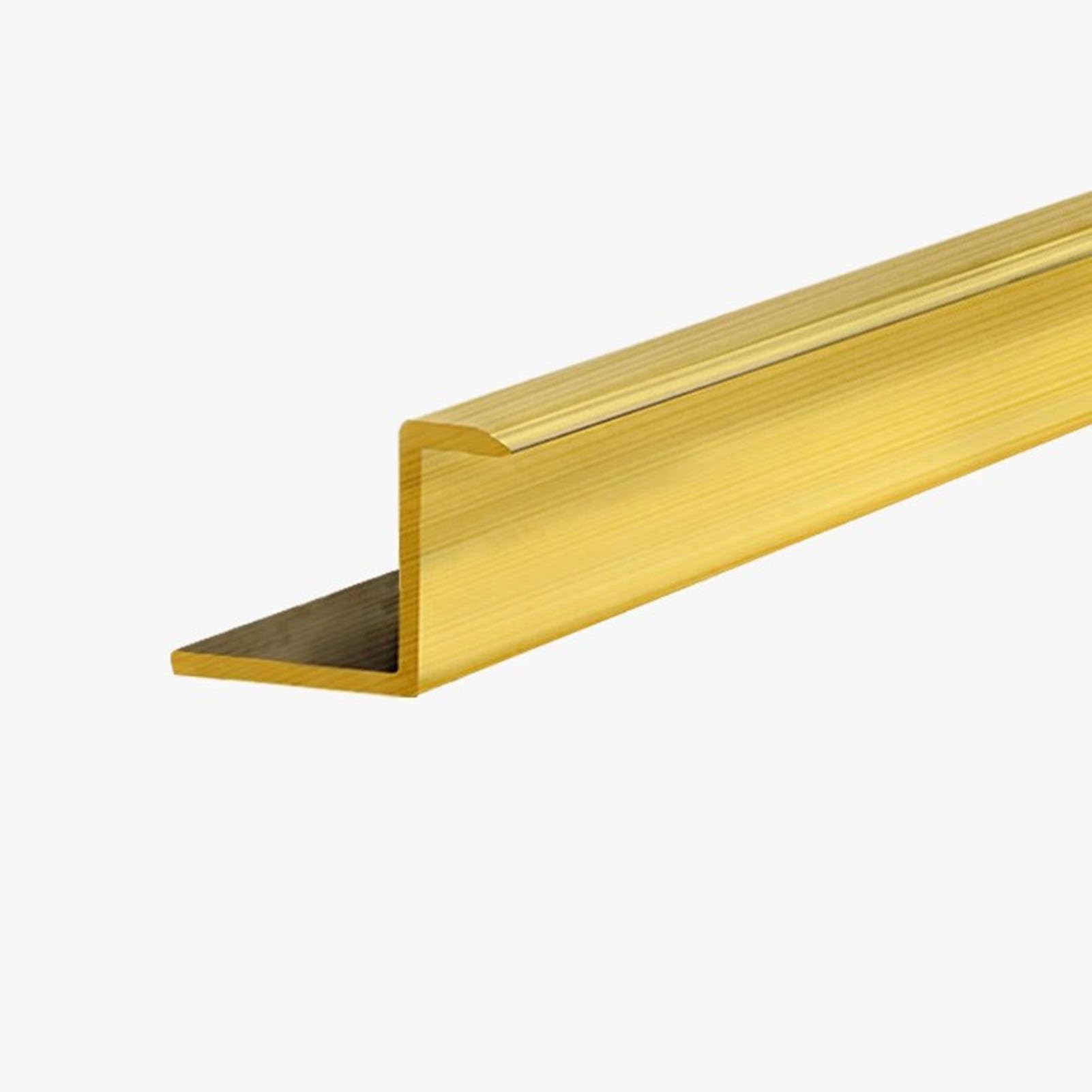 soglia di dislivello pavimento Striscia di Transizione in Ottone per Porte, 1 m di Lunghezza per Fondali Murali a Forma di Z, Coprigiunto Piatto per Soggiorno/Doccia/Casa(7mm(1/4")x22mm(7/8"))