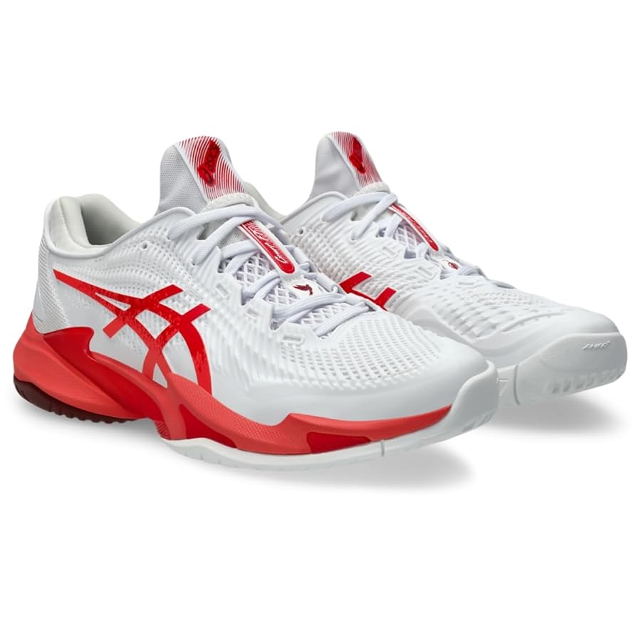 ASICS Men's Court FF 3 Novak Tennis Shoes, 11, White