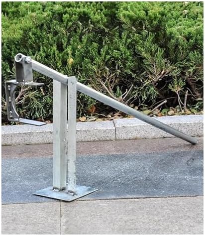 High-Leverage Adjustable Agricultural Stake Puller with Base, Multifunctional Metal Post Extractor Tool for Farm and Garden, Ideal for Construction and Landscaping (Medium)