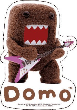 Preisvergleich Produktbild Domo Rockstar Flying V-Guitar Sticker