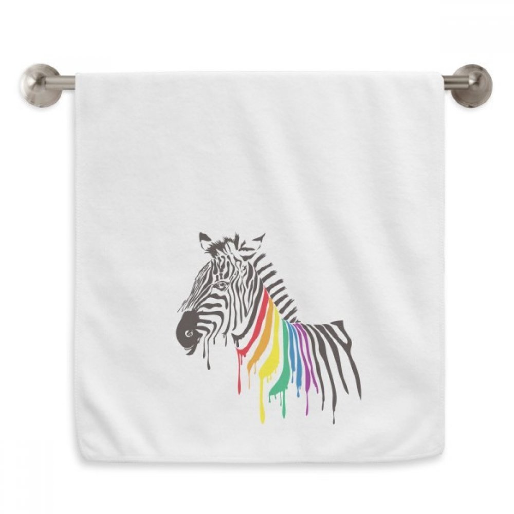 Serviette zèbre LGBT rainbow pour le sport et le bien-être