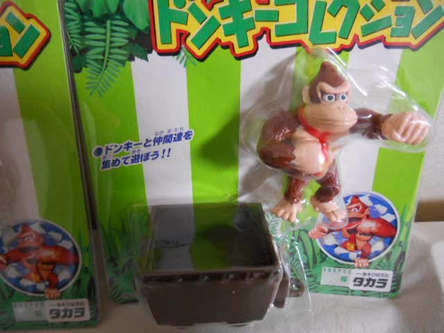 【早い者勝ち】ドンキーコレクション アクションベースシリーズ 5種+トロッコ3個 タカラ ドンキーコング アクションベースシリーズ B-10 爆走トロッコ