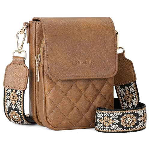 Image of SENDEFN Cell Phone Purses for Women Small Crossbody Bag Shoulder Handbag with Adjustable Strap