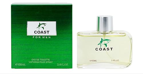 Colonia Coast Green para hombre, 3.4 oz3.4 fl oz (nuestra impresión de Coste Blanc Green), Eau de Toilette, spray natural