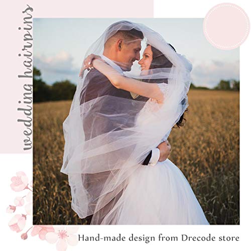 Fstrend LZH950606000001 Bridal Wedding Hair Pins Silver Sparkly Rhinestones Pearls Flower Hair Pin Bride Hairpieces Gorgeous Hair Accessories thumb #5