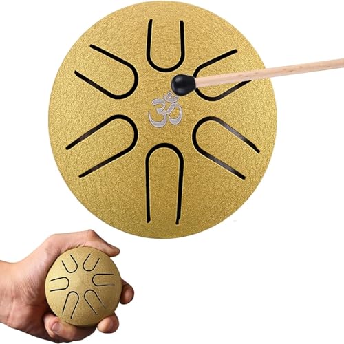 Steel Tongue Drum 3 inch 6 Notes
