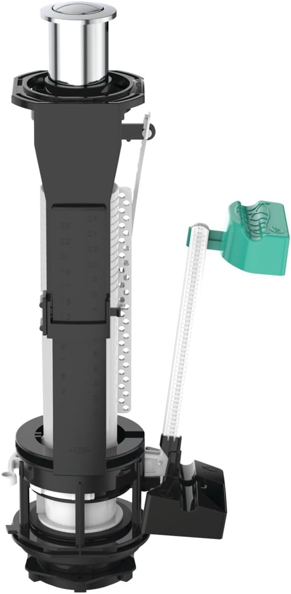 Wunderbad Drukkerplaat Compatibel met Geberit Duofix Sigma/Delta/BASIC Bedieningspaneel voor 2 Hoeveelheidsspoeling (Gunmetal