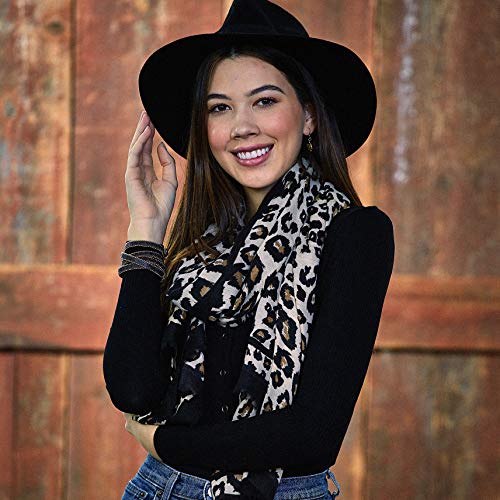 Hadley Wren womens Leopard ScarfCold Weather Scarf3