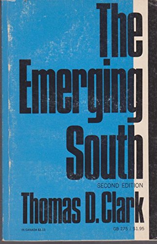 The Emerging South B000OKIYWW Book Cover
