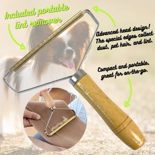 A-To-Z Supply Room Groom Carpet Rake Groomer With Telescoping 54" Adjustable Handle & Portable Lint Remover Brush Tool, Carpet Brush Ideal For Pet Hair, Refreshing Carpets, Rugs, And Artificial Turf #TOP1