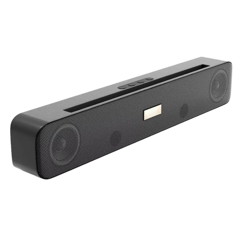 Image of Drumstone (𝗦𝗽𝗲𝗰𝗶𝗮𝗹 𝟱 𝗬𝗲𝗮𝗿𝘀 𝗪𝗮𝗿𝗿𝗮𝗻𝘁𝘆 Loud Speaker Bar with Deep Bass for Smartphones, Smart TV, Gaming, Wireless Bluetooth 5.0, USB Input, PC Sound Bar for Desktop