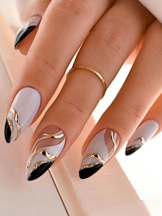 THR3E STROKES Soft Gel NailTips, Full Cover Clear Soft Nail Tips for Artificial False Nails Extension Nail Salons DIY NailArt with Box, 550PCS (SHORT STILETTO N13) - Image 9 thumbnail