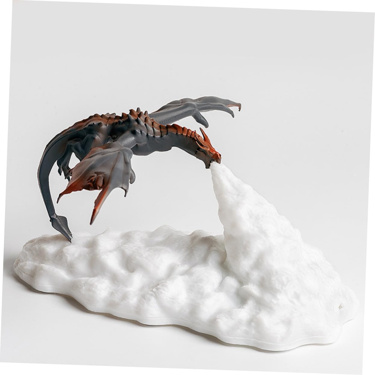 Ipetboom Lampe 3d Dragon en Pla Lumière LED Tactile et Recharge Usb, Veilleuse Décorative pour Anniversaire Garçon et Filles et Décoration de Fête