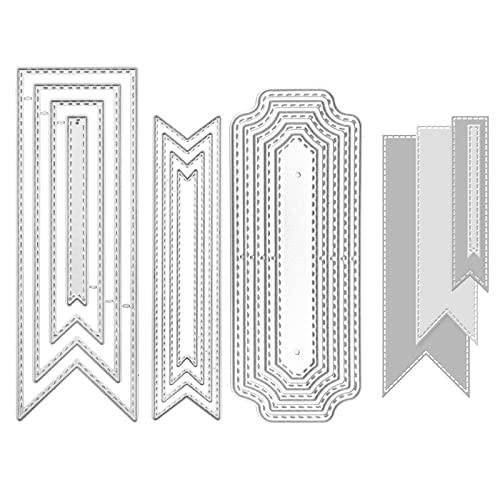 Fustelle Metalliche Per Scrapbooking - Tagli Decorativi Per Carta, Biglietti E Album