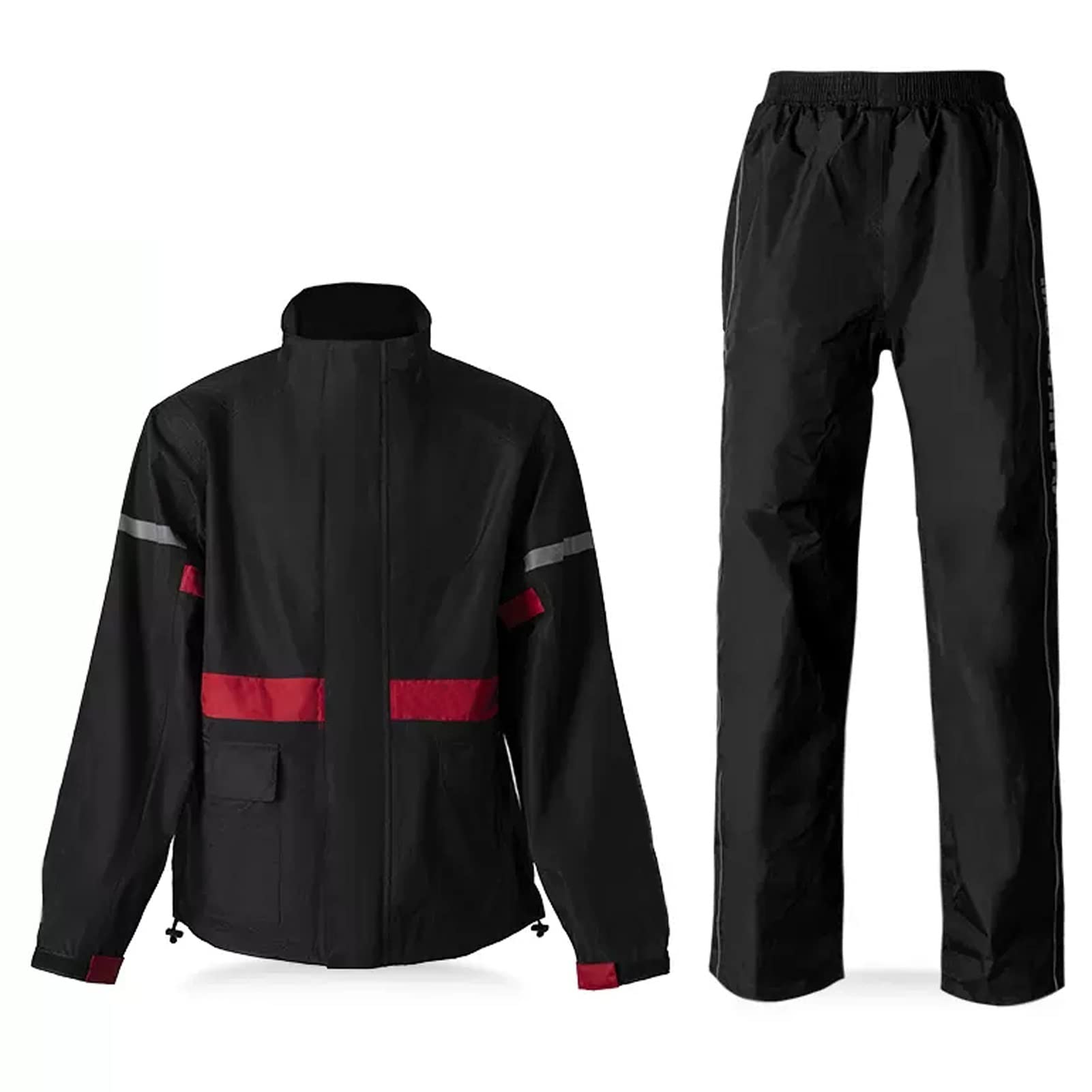 KFGISD, Breathable Rain Gear Reusable Cycling Rainwear for Outdoor,Raincoats(Black,XXL)