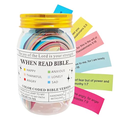Bible Verse Jar, Hope and Prayer Jar, Christian Women Gifts, Christian Mom Gifts, Christian Men Gifts, Christian Dad Gifts, Suitable for Birthday Valentine's Day (Unboxed)