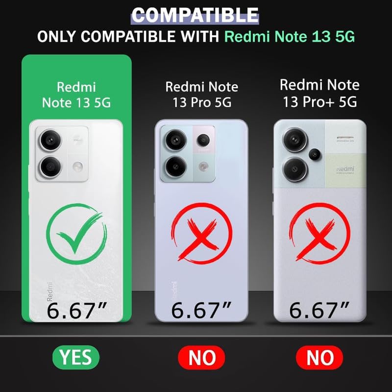 Image of Case Creation Brand - Mobile Cover for Xiaomi Redmi Note 13 Pro (Soft & Flexible Back Case), Transparent