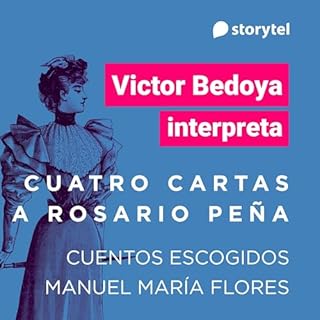 Diseño de la portada del título Cuatro cartas a Rosario Pe&ntilde;a