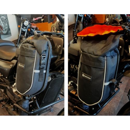 Image of Trek N Ride Waterproof Empocher for Yezdi Adventure motorcycle (Right side)