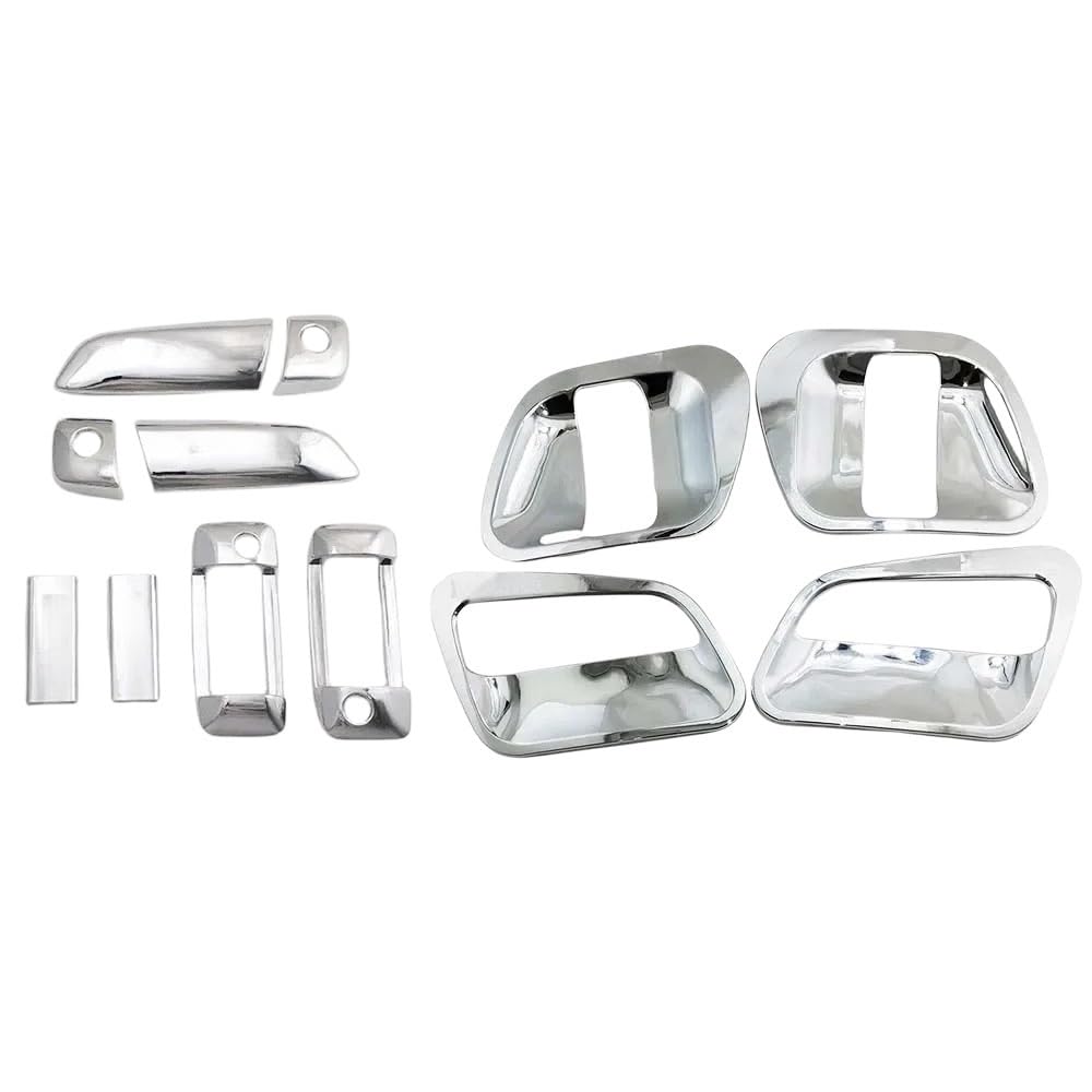 Silber Auto Zubehör Upgrade Dekoration Türgriff Schüssel Abdeckung Trim Für Hiace Für Pendler 2008-2018