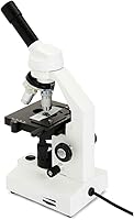 Vista 4 de Celestron Celestron Labs - Microscopio compuesto de cabeza monocular - Aumento de 40-2000x - Etapa mecánica ajustable - Incluye 2 oculares y 10