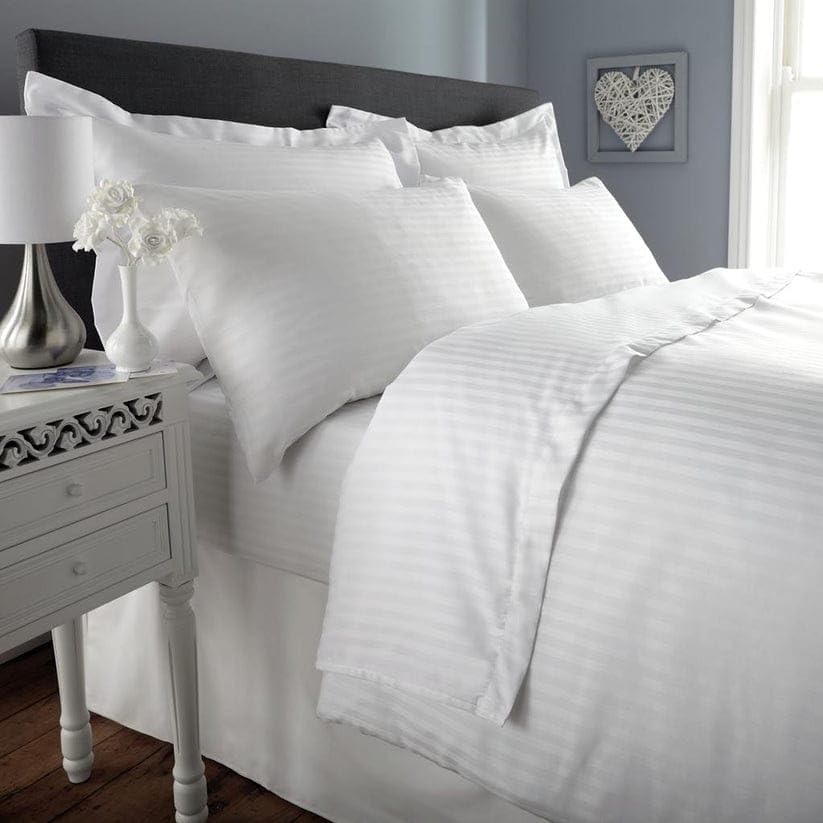 Blenzza Deco™ Cotton Striped Duvet Cover Long Lasting Zip/Razaai Cover/Quilt Cover (Single 60x90Inch)-image-33