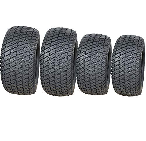 20x10.00-8 & 15x6.00-6 Lawnmower tyres 4ply Multi turf grass Wanda P332 Set of 4