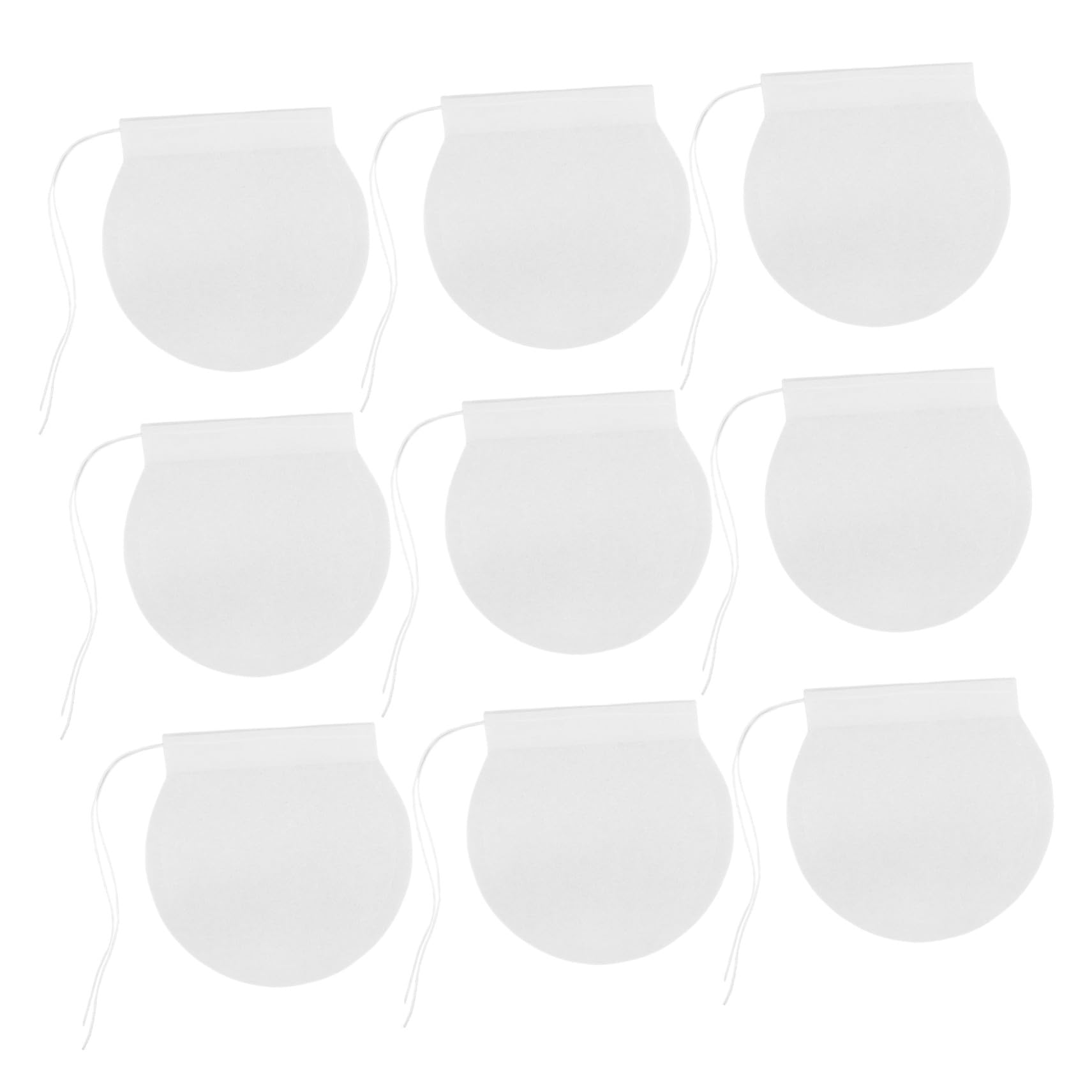 500 Piezas Bolsas de Filtro de Papel para Infusiones con Cordón Desechables Unidades Resistentes y Versátiles para y Hierbas Redondo Fáciles de Almacenar y Usar