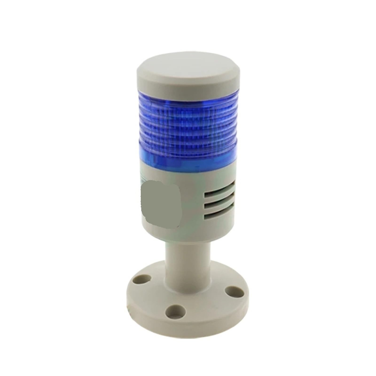 Tour de signalisation rotative 12V avec avertisseur sonore blanc - 3