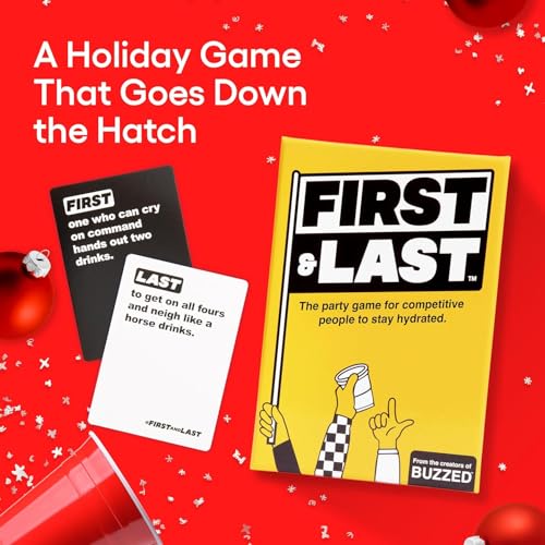Image of Family Card & Board Games for Adults and Kids, Fun Strategy & Party for All Ages, Multi-Players, Perfect for Game Nights, Travel & Home Entertainment (First & Last)