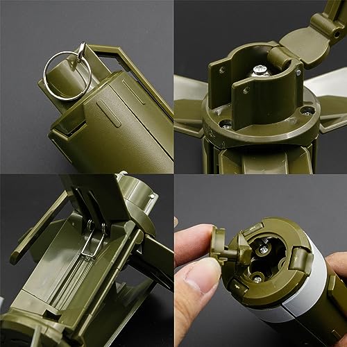 M18 Hand Grenades Toy Dummy CS Plastic Grenade Model Battle Games Tactcial Airsoft Paintball Cosplay Role Play Movie Prop for Age 15+ (M18) - Thumbnail 4