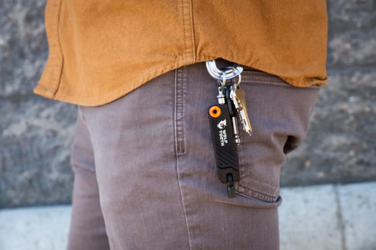 Amazon.co.jp: 6ビット六角レンチマルチツール、キーチェーン