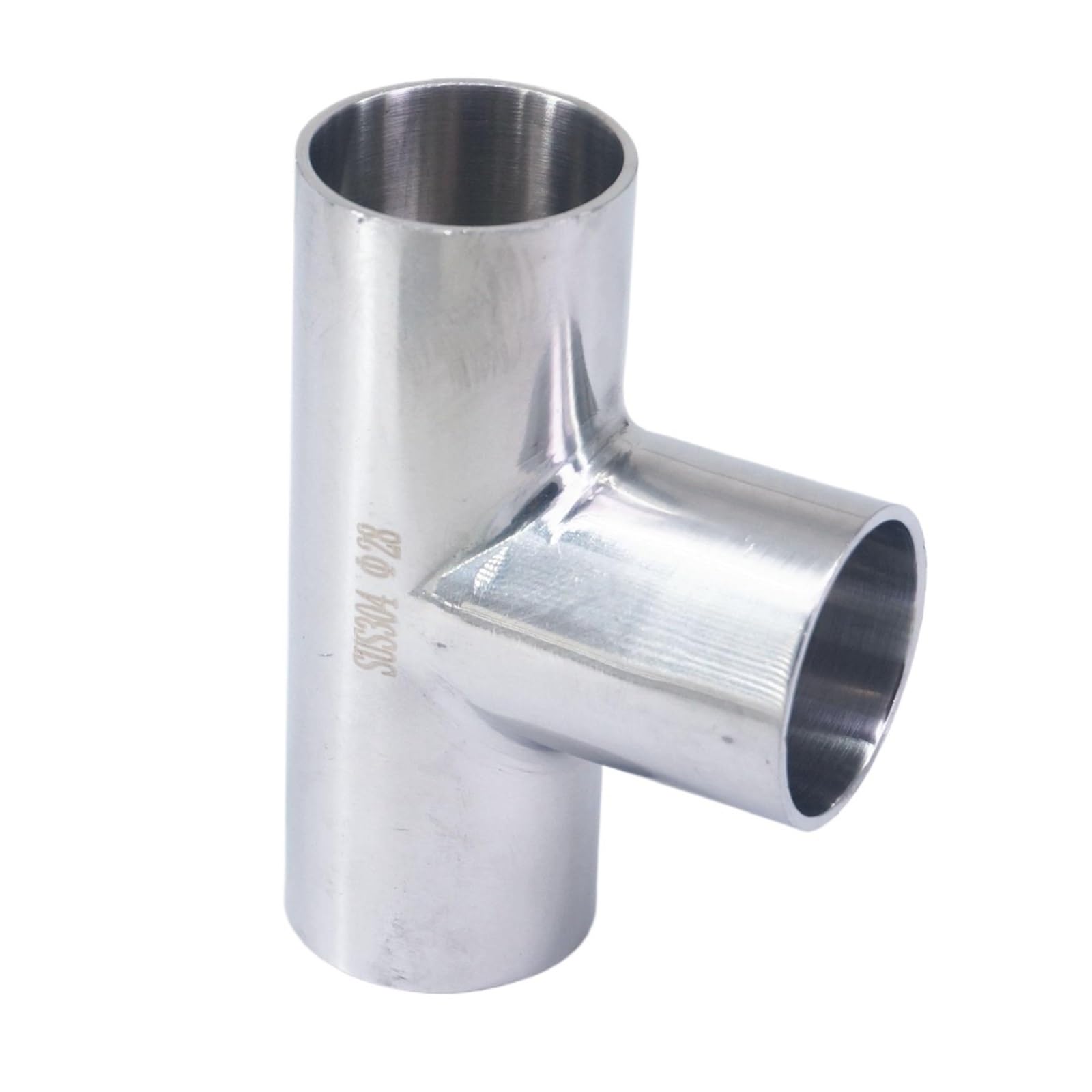 Fqhidmomx One Color 28Mm O/D 304 Stainless Steel Weld Tee Connector Pipe Fitting Plumbing Fittings