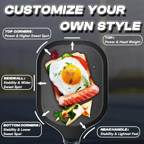 Lead Tape for Pickleball Paddles, 3g Pickleball Lead Tape Strips, Pickleball Accessories, Golf Lead Tape Tennis, 3M Adhesive, Easy Application, Increase Power, Control & Balance, Black - Image 7