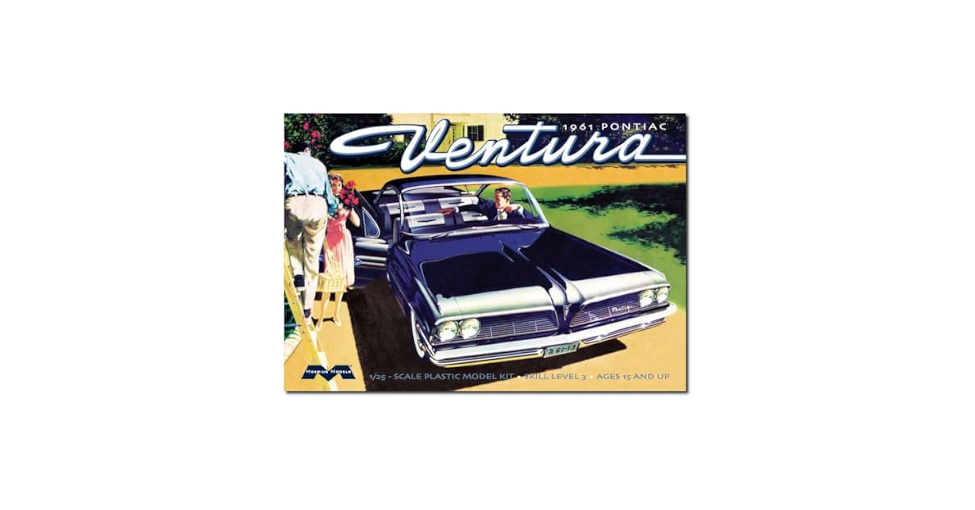 Amazon.com: Moebius Models 2851 1961 Pontiac Ventura SD