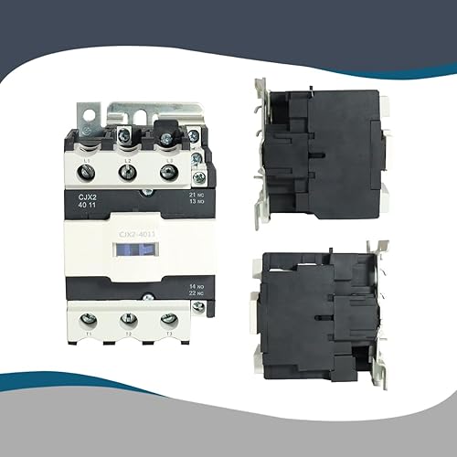 Miniatura 4 de ATO Contactor de CA de 3 polos, 9 amperios, 3 polos, contactor de CA de 24 V, 110 V, 220 V, bobina, contactores de derivación de CA para sistemas de