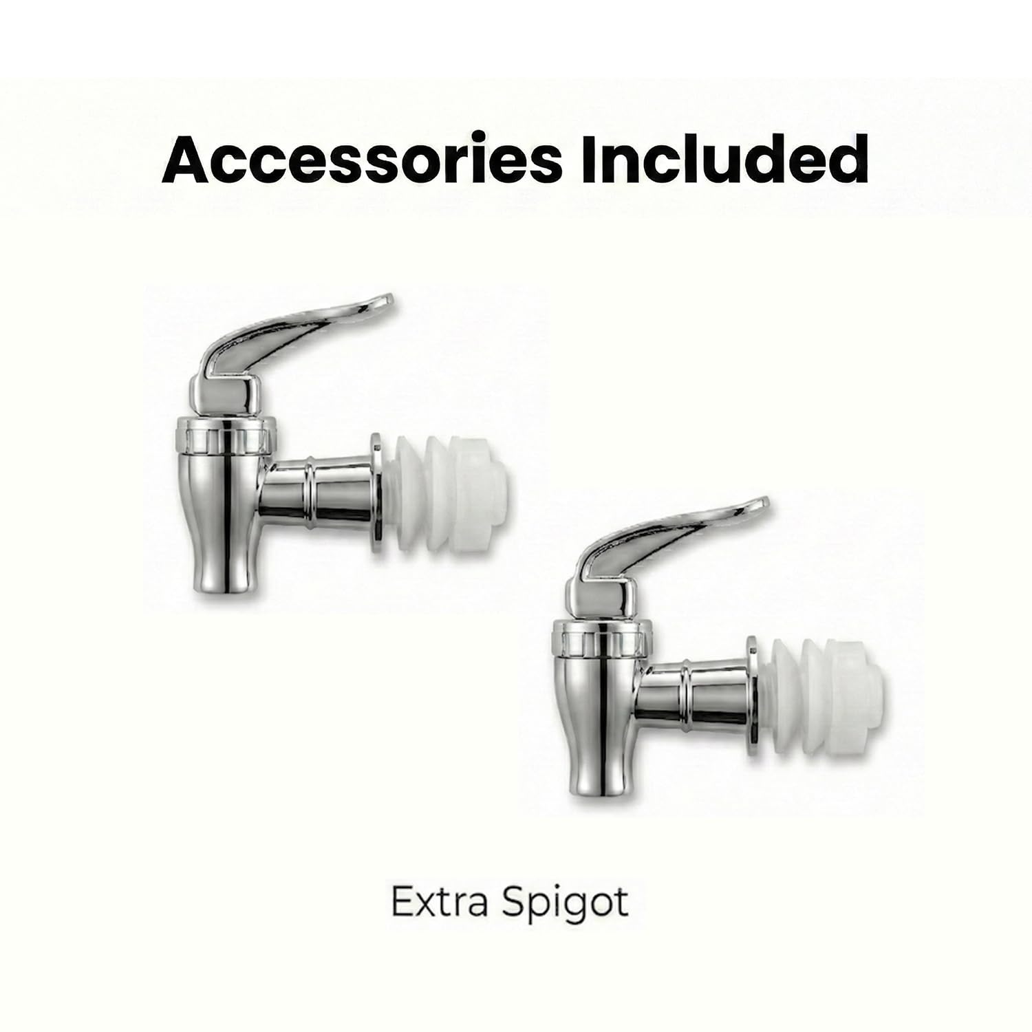 Style Setter 210266-RB 1.5 galones cada vaso dispensador de bebidas con soporte de metal (juego de 2), transparente