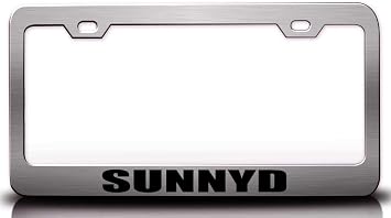 SUNNYD w/Hearts Food Vegetable Fruit Metal Car SUV Truck License Plate Frame Ch e73