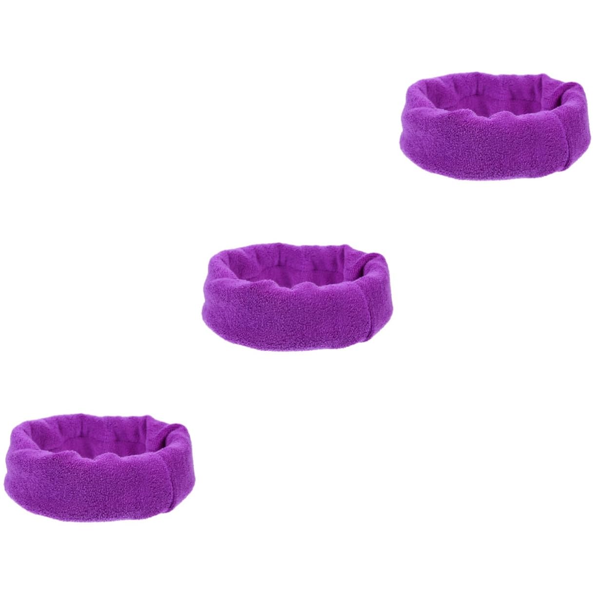 YARNOW 3pcs Cat and Dog Grooming Earmuffs Noise Canceling Headphones for Dogs Earmuff for Dog Mutt Muffs Dog Supply Portable Dog Snood Puppy Purple Dog Supplies Flannel High Elasticity