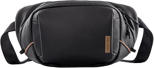 PGYTECH OneGo Solo V2 Camera Sling Bag, 4L Camera Chest Bag Crossbody Fanny Pack for Urban Travel Photographers, Small Slingpack for Sony/Canon/Nikon/Mirrorless Camera, Black