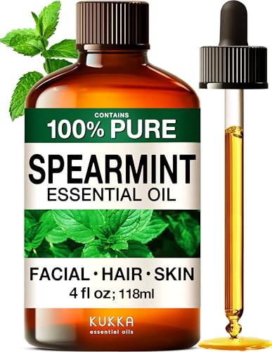 KUKKA Spearmint Essential Oils - 4 Fl Oz - for