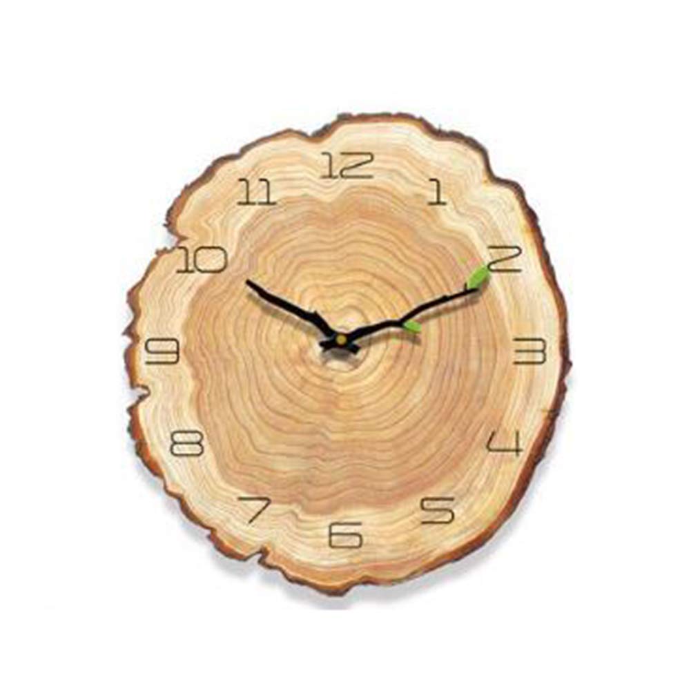 Horloge murale silencieuse YHNNH au design épuré pour salon