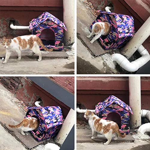 YJYQ Cuccia per Gatto,Cuscino Lavabile Casa per